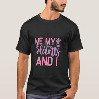 植物を愛する人へのプレゼントに 植物好きなガーデナーを応援する かわいい寄せ書き Tシャツ