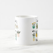 植物を愛する少女に過ぎない コーヒーマグカップ (中央)