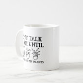 植物を確認 コーヒーマグカップ (正面左)