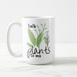 植物を私に話す コーヒーマグカップ