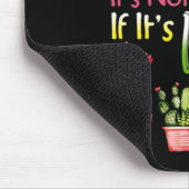 植物を育てていないガーデニングのサボテンの恋人 マウスパッド (コーナー)