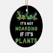 植物を育てるサボテンもしは置いてない セラミックオーナメント (右)