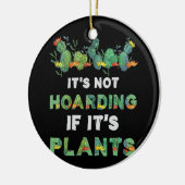 植物を育てるサボテンもしは置いてない セラミックオーナメント (左)