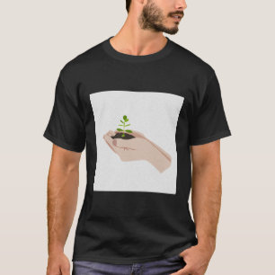 植物を育てるスケッチエコ Tシャツ