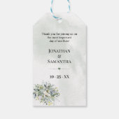 植物を育てる愛のギフトEucalyptus succulent ギフトタグ (裏面)