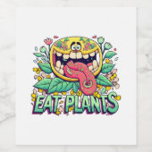 植物を食べよう ワインラベル (シングルラベル)