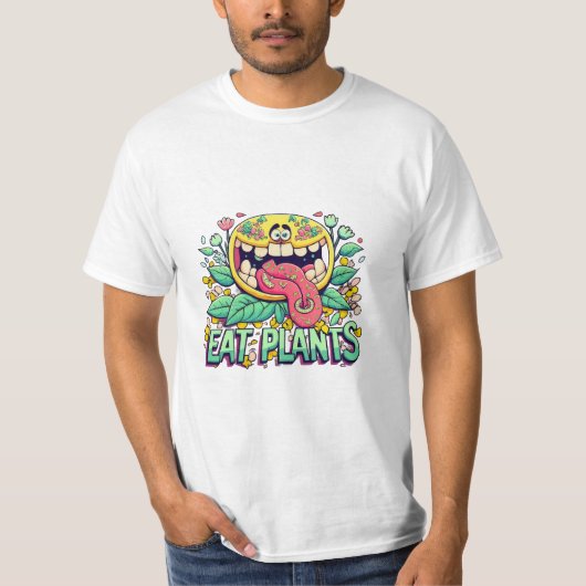 植物を食べよう Tシャツ (正面)