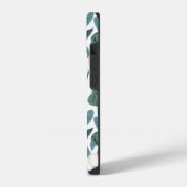 植物イラスト 植物ママ モノグラム iPhoneケース (左側面)