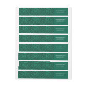 植物インプレッション住所 ラップアラウンドラベル (シート)