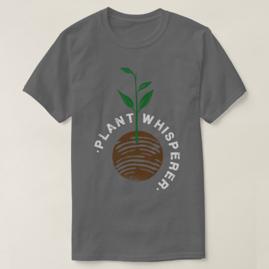 植物ウイスパー Tシャツ (デザイン正面)