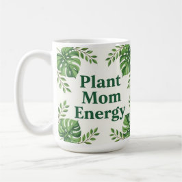 植物エネルギーを持つママのためのかわいいボタニカルコーヒーマグ コーヒーマグカップ