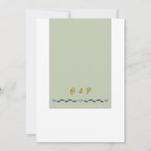 植物エレガントバラ 招待状 (裏面)