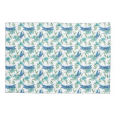 植物エレガントフローラ及び青トンボ 枕カバー (裏面)