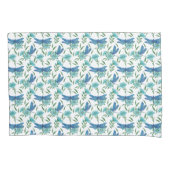 植物エレガントフローラ及び青トンボ 枕カバー (正面)