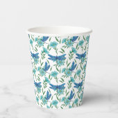 植物エレガントフローラ及び青トンボ 紙コップ (裏面)