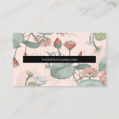 植物エレガント蓮のケータリング，ベーカリー， pvtシェフ 名刺 (裏面)