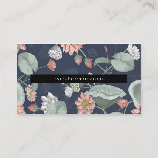 植物エレガント蓮のケータリング，ベーカリー， pvtシェフ 名刺 (裏面)