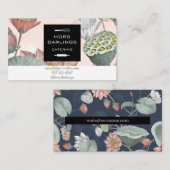 植物エレガント蓮のケータリング,ベーカリー, pvtシェフ 名刺 (正面/裏面)