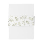 植物オリーブの枝封筒ライナー 招待状ベリーバンド (裏面例)