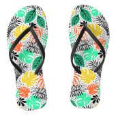 植物カラフルとドットのビーチサンダル ビーチサンダル (ソール)
