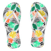 植物カラフルとドット ビーチサンダル (ソール)