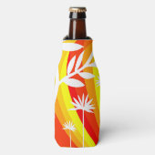 植物カラフルイラストレーション ボトルクーラー (ボトル正面)