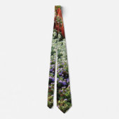 植物カラフル写真タイ ネクタイ (裏面)