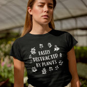 植物ガーデナーことわざに容易におもしろい気を散らす Tシャツ
