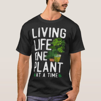 植物ガーデニングMonstera生活1つの植物 Tシャツ