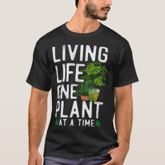 植物ガーデニングMonstera生活1つの植物 Tシャツ
