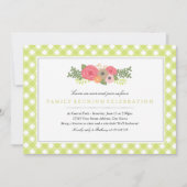 植物ガーデンファミリー懇親会招待状 招待状 (正面)