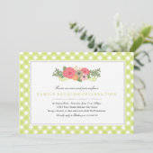 植物ガーデンファミリー懇親会招待状 招待状 (スタンド正面)