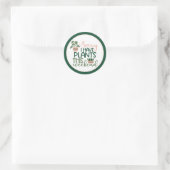 植物ガーデン自然シール ラウンドシール (バッグ)