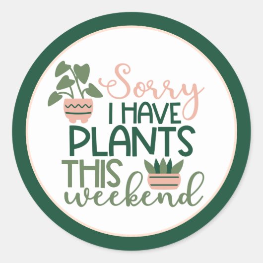 植物ガーデン自然シール ラウンドシール (正面)