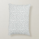 植物シンプルデザイン装飾用クッション アクセントクッション (裏面(縦))