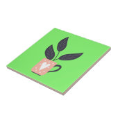 植物シンプルモダンパステル タイル (側面)