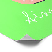 植物シンプルモダンパステル ポスター (角)