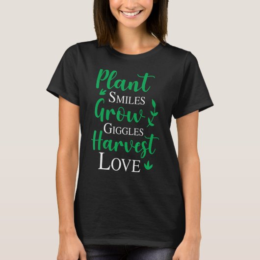 植物スマイル園芸園植物割当量 Tシャツ (正面)