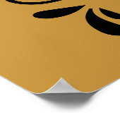 植物スマイル成長の笑い収穫愛のポスター ポスター (角)