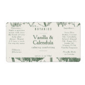 植物セージ緑のフローラ成分製品 ラベル (正面)