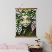 植物タペストリー 吊り下げ型タペストリー (寝室)