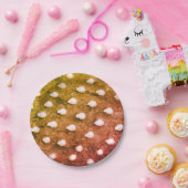 植物テクスチャフォト紙プレート ペーパープレート (パーティー)