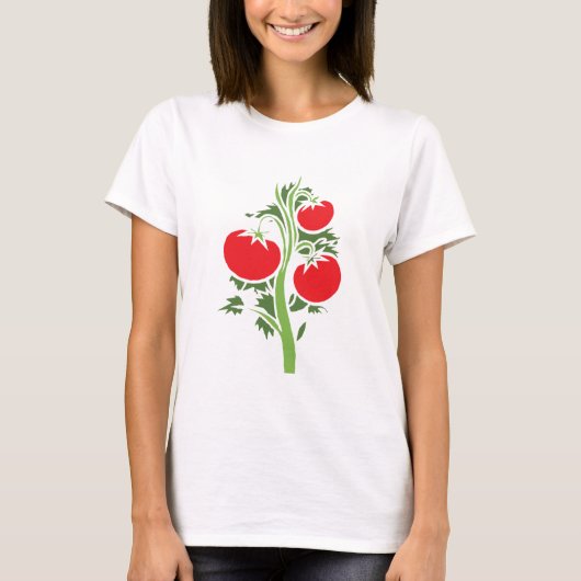 植物トマト巨大なフルーツ野菜レッド Tシャツ (正面)