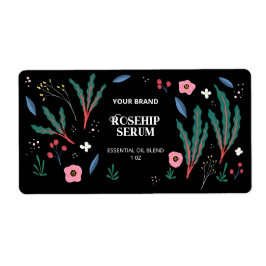 植物ドロッ図解入りの、写真付きのパーボトル製品ラベル ラベル