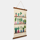 植物ハッピー 吊り下げ型タペストリー (傾斜あり)