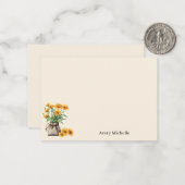 植物ハーバルイラストペーストリー文具 ノートカード (正面/裏面インサイチュ)