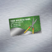 植物バリカンガーデニング造園気にローン マグネット名刺 (インサイチュ)