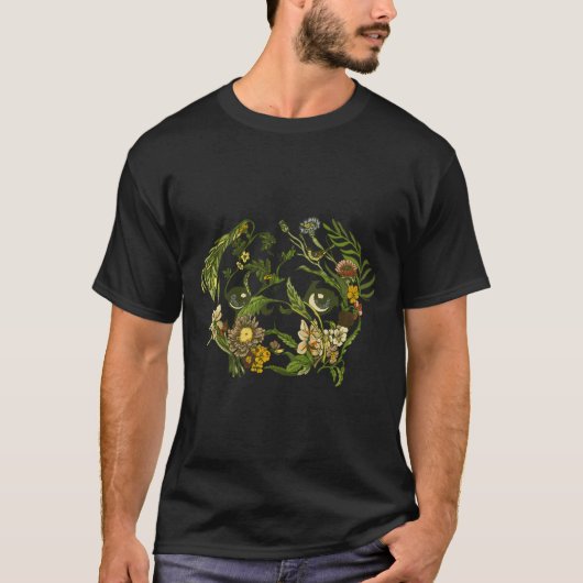 植物パグクラシック 373 Tシャツ (正面)
