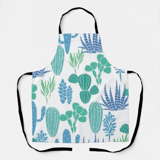 植物パターン エプロン (正面)