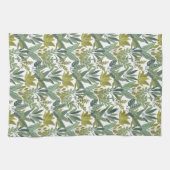 植物パターン キッチンタオル (横)